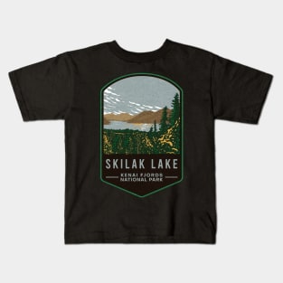 Skilak Lake Kenai Fjords National Park Kids T-Shirt